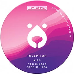 Label for Bear Town Inception Session IPA 