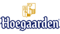 Hoegaarden beer logo with green background