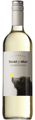 Bottle of Bear & Star Chardonnay Wine