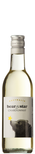 Bottle of Bear & Star Chardonnay Wine