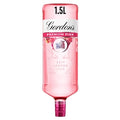 Gordon's Premium Pink gin bottle on a white background