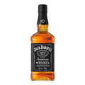 Jack Daniel's Tennessee Whiskey bottle on a white background