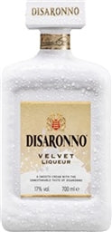 Bottle of Disaronno Velvet Liqueur on a white background