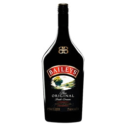 Baileys Original Irish Cream bottle on a white background