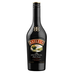 Baileys Original Irish Cream bottle on a white background