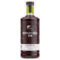 Bottle of Whitley Neill Black Cherry Gin on a white background