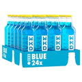 Packaging of 24 WKD Blue bottles with a blue and white design.