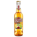 Bottle of Desperados tequila on a white background