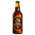 Kopparberg Strawberry & Lime cider bottle on a white background