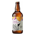 Bottle of Old Mout Cider with mango and passionfruit flavor on a white background
