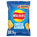 Walkers Cheese & Onion  Packet  Crisps 32.5g