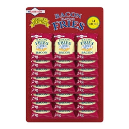 Card of 24 Packs of Bacon Fries 24g