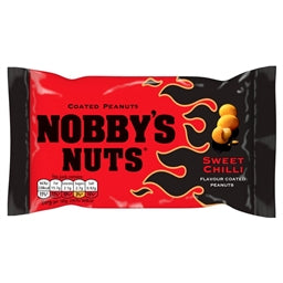 
Nobby's Nuts sweet chili flavored roasted peanuts card 0f 20 x 40g packs