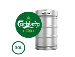 A 30L keg of Carlsberg Pilsner