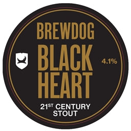 Brewdog Black Heart Stout 50L Keg ABV 4.1%