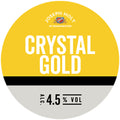 Crystal Gold Lager 50L Keg ABV 4.5%